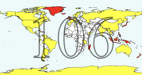 ペイントマップ上で確認できる島を持つ国
